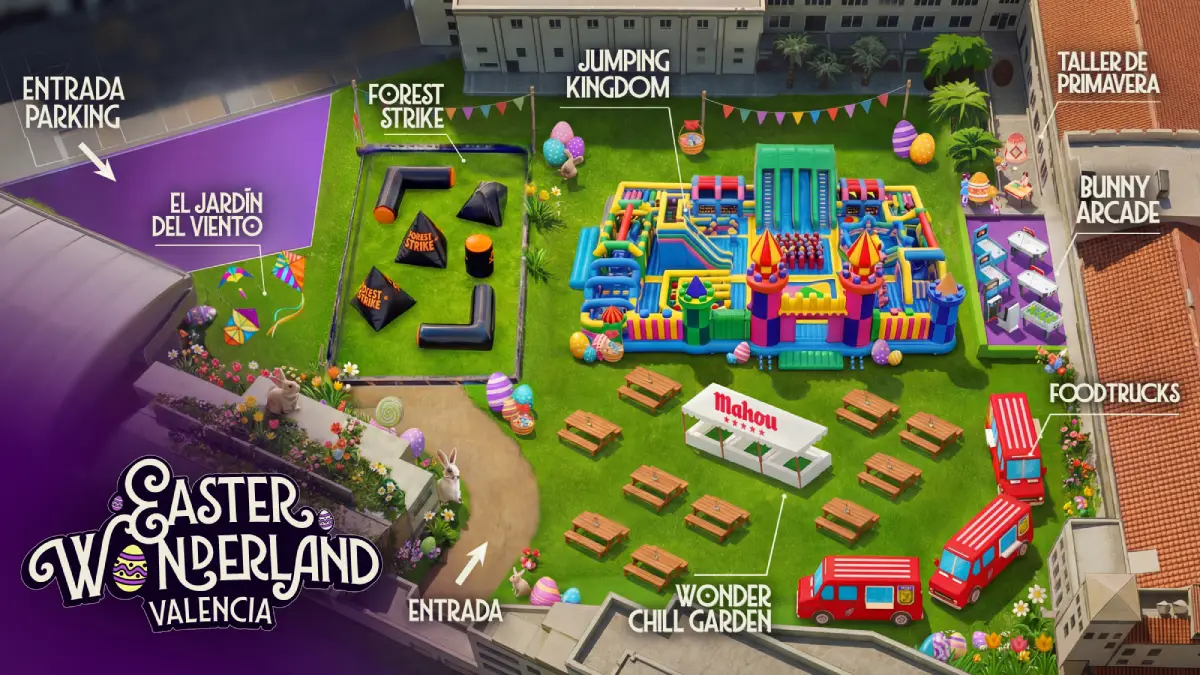 Mapa de Valencia Easter Wonderland